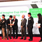 Team We Heart won the World Citizenship category of the Microsoft Imagine Cup Thailand 2014.