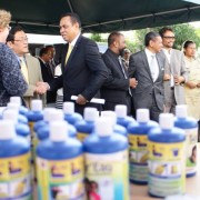 USAID through its partners PSI/Madagascar donated health products to flood victims in Antananarivo