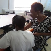 Computer-based, education programs are one of the many innovations promoted through USAID-support. 