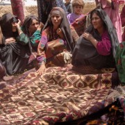 Widows in the Adraskan District of western Afghanistan voted to form an association to produce and market traditional wool carpe