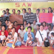 SAW was founded in 2000 by women living on the Thai-Burmese border. SAW supports women and children by providing shelter, health