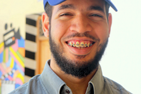 Moncef, 22 a beneficiary from USAID's FORSATY program in Tangier