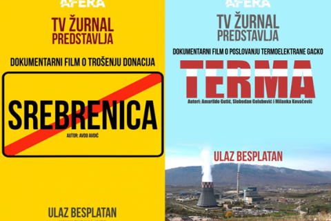Zurnal’s ‘TV Affair’ cover page for documentaries uncovering corruption.