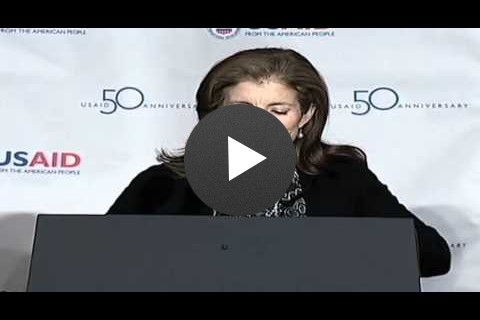 Caroline Kennedy at the USAID 50th Anniversary Event