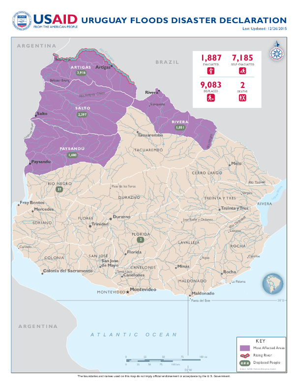 Uruguay Map - 12-26-2015
