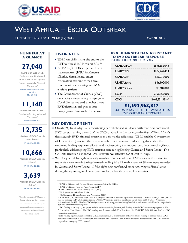 West Africa Fact Sheet #32 - 05-28-2015