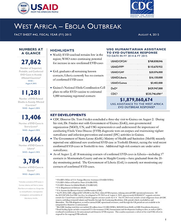 West Africa Fact Sheet #42 - 08-04-2015