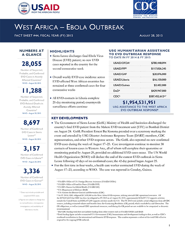 West Africa Fact Sheet #44 - 08-28-2015