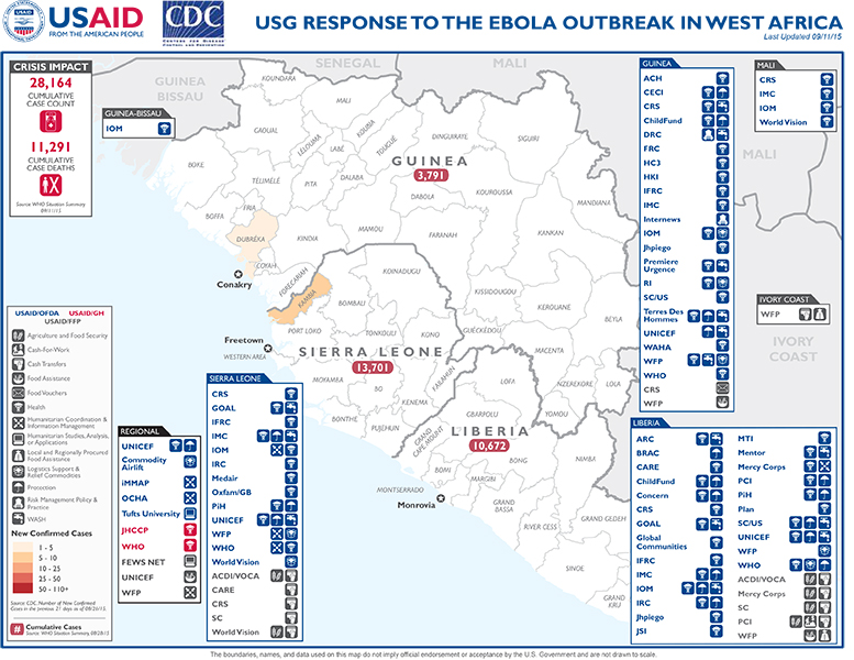 West Africa Map - 09-11-2015