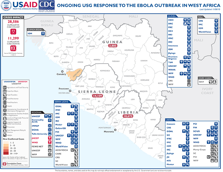 West Africa Map - 11-06-2015